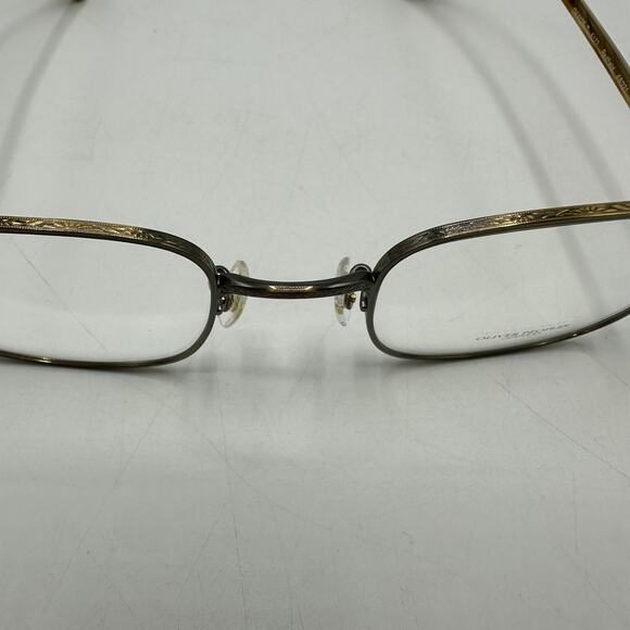 Oliver Peoples Redfield OV1129-T 5123 Unisex Brushed Gold Titanium 48-21-145 - Picture 12 of 12